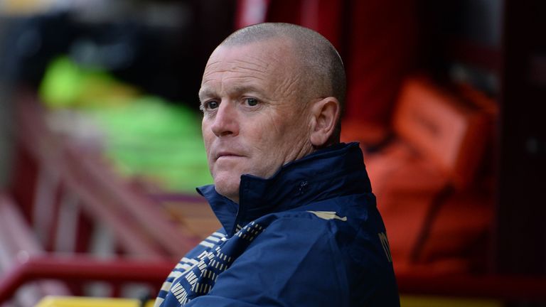David Hockaday manager of Leeds United during the Capital One Cup second round match between Bradford City and Leeds United