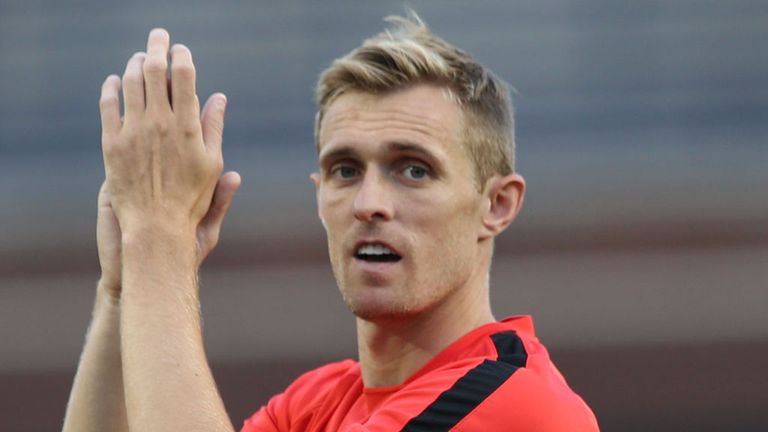ANN ARBOR, MI - AUGUST 01:  Darren Fletcher of Manchester United in action during an open training session