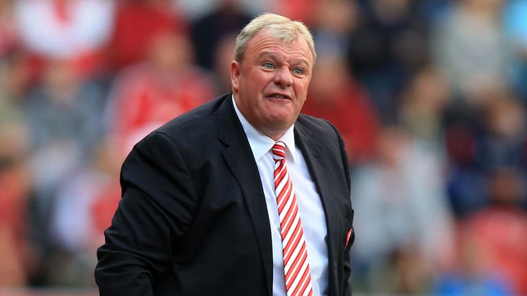 Rotherham manager Steve Evans during the Sky Bet Championship match at the New York Stadium, Rotherham