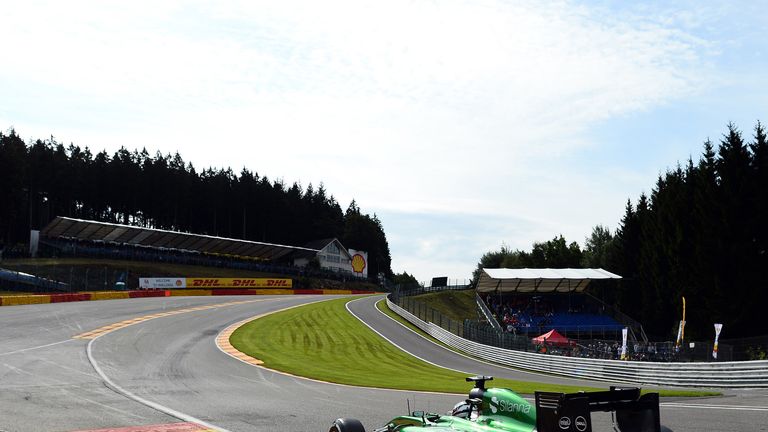 Andre Lotterer tackles Eau Rouge