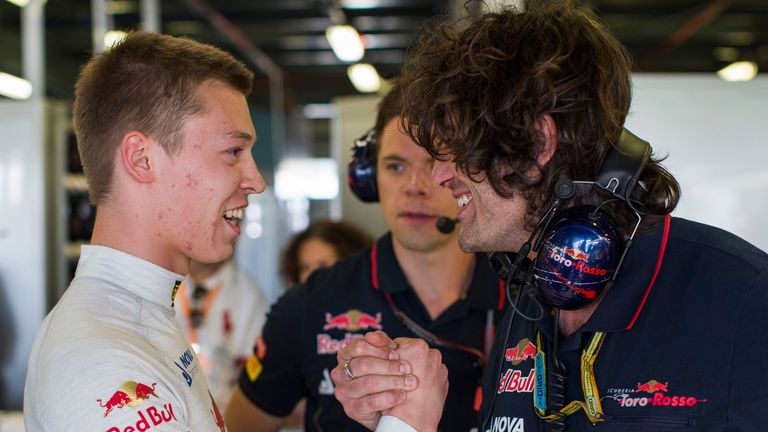 Daniil Kvyat: Became the youngest points scorer in F1 in Australia this year