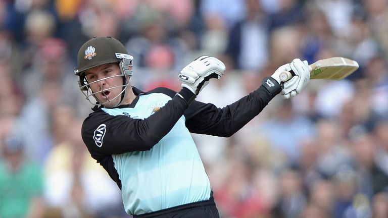 Jason Roy top-scored for Surrey in the run chase, notching 58 in the semi final Natwest T20 Blast match against Birmingham Bears