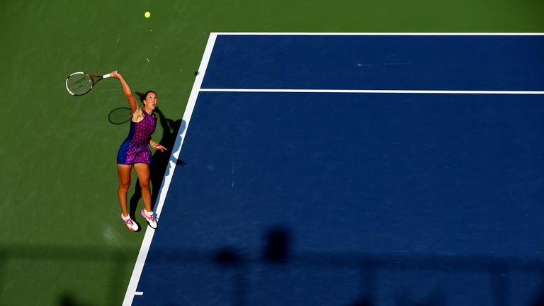 Serbian Jelena Jankovic saw off the threat of Bulgaria's Tsvetana Pironkova in straight sets