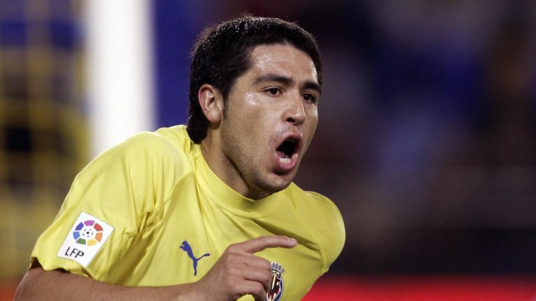 JUAN ROMAN RIQUELME TO EVERTON: The Toffees actually announced this deal on their website in 2007 before pulling an embarrassing U-turn moments later.