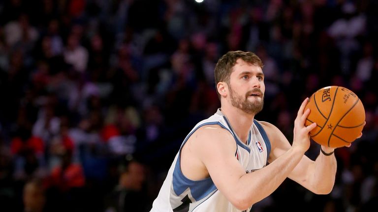 Kevin Love of the Minnesota Timberwolves 