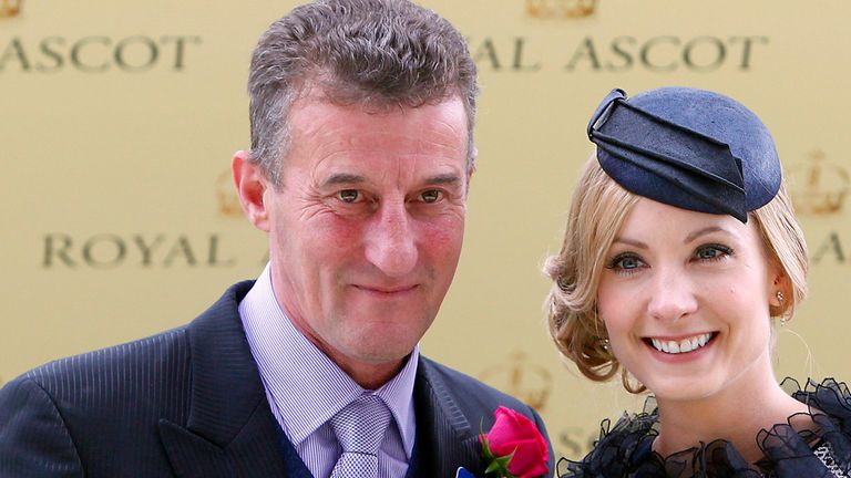 Kevin Ryan and Joanne Froggatt during day five of the Royal Ascot meeting at Ascot Racecourse, Berkshire.
