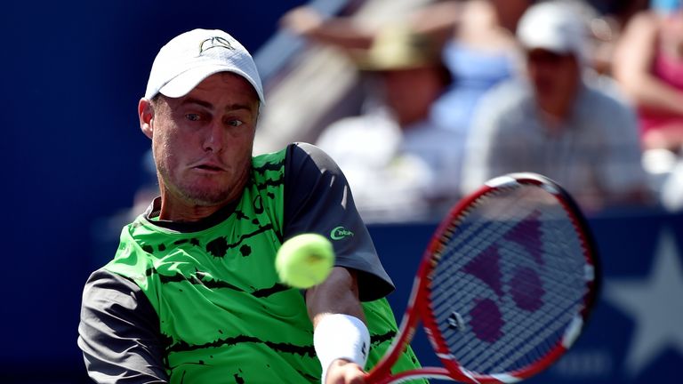 Defeat means Australian Hewitt has been knocked out in the first round in three of the year's Grand Slams