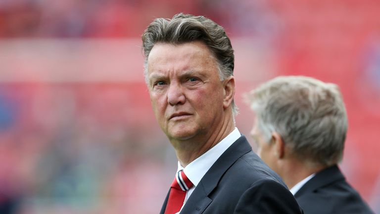 Louis van Gaal takes charge of his first Manchester United away match.