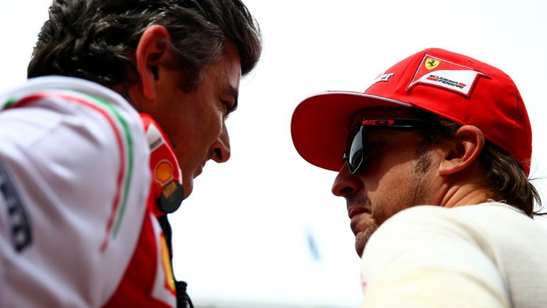 Marco Mattiacci with Fernando Alonso