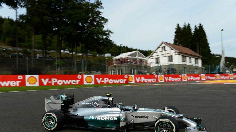 Nico Rosberg: Fastest in P1