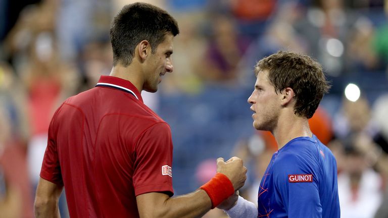 Novak Djokovic saw off Diego Schwartzman on Day One at the US Open