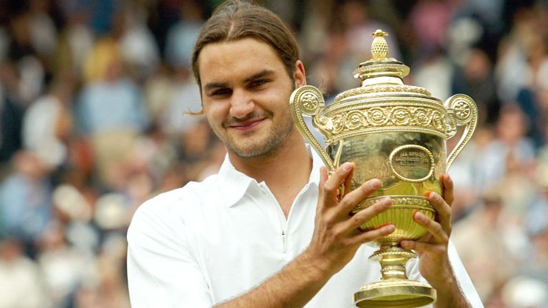 Roger Federer wins Wimbledon 2003