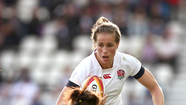 Emily Scarratt: Turned in an influential display as England beat Ireland to reach the World Cup final