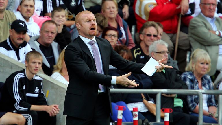 Sean Dyche: Encouraged by Burnley's second-half performance at Swansea