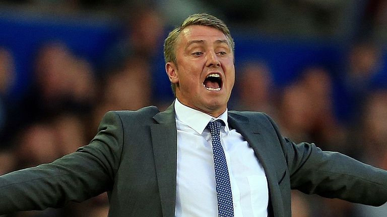 Birmingham City's manager Lee Clark during the Sky Bet Championship match at St Andrews, Birmingham.