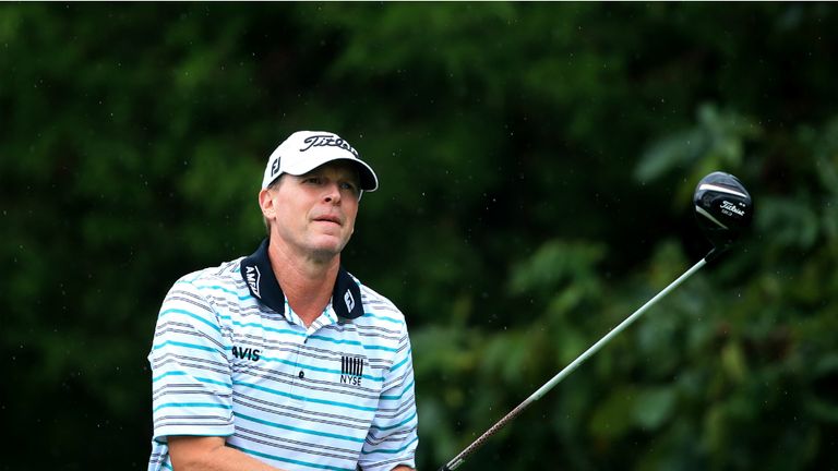 Superb Stricker: USA Ryder Cup vice-captain Steve Stricker moved to five-under with a round of 68 on day two
