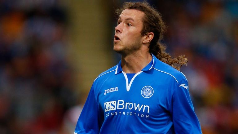 Despite a goal from Stevie May, St Johnstone are knocked out of the Europa League after a 1-1 draw in Slovakia