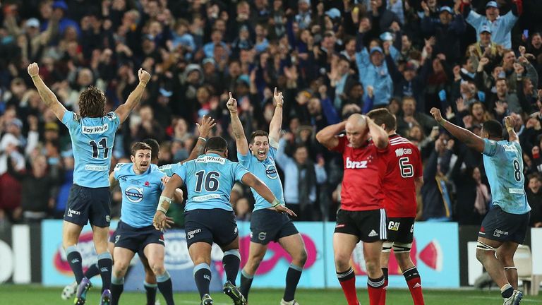 ...Leaving the 'Tahs elated after securing their first ever Super Rugby crown, while the Crusaders were heartbroken after missing a record-breaking eighth