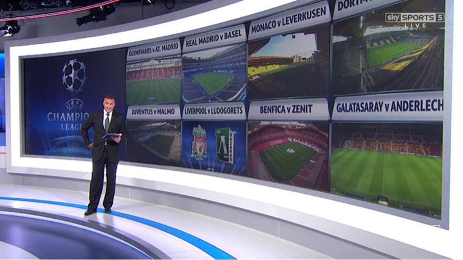 Champions League Goal Zone See goals as they go in on Soccer Special