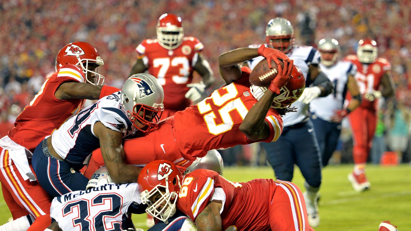 Jamaal Charles, Alex Smith lead Chiefs to 41-14 rout of Patriots - NBC  Sports