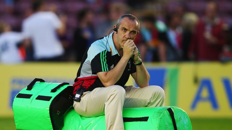Conor O'Shea: Won't read the riot act to his players, despite the heavy home loss