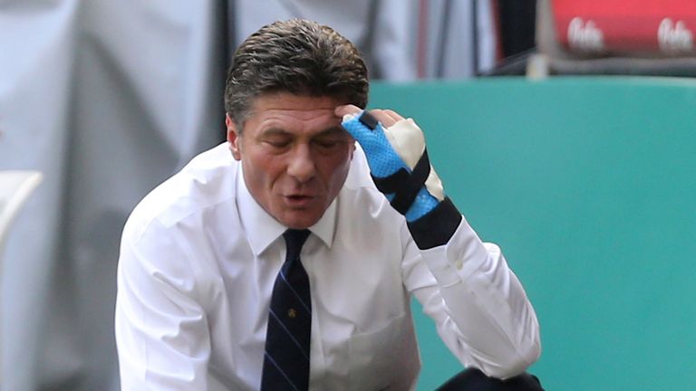 Walter Mazzarri: Feeling the pressure
