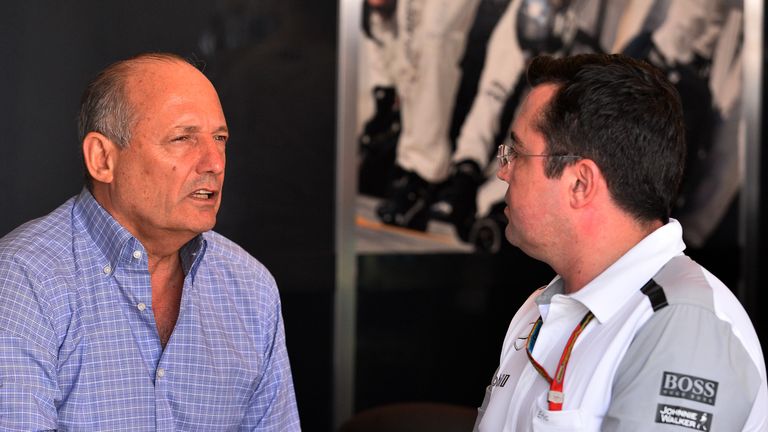 Ron Dennis and Eric Boullier 