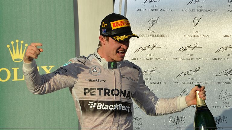 Nico Rosberg took the first win of the year