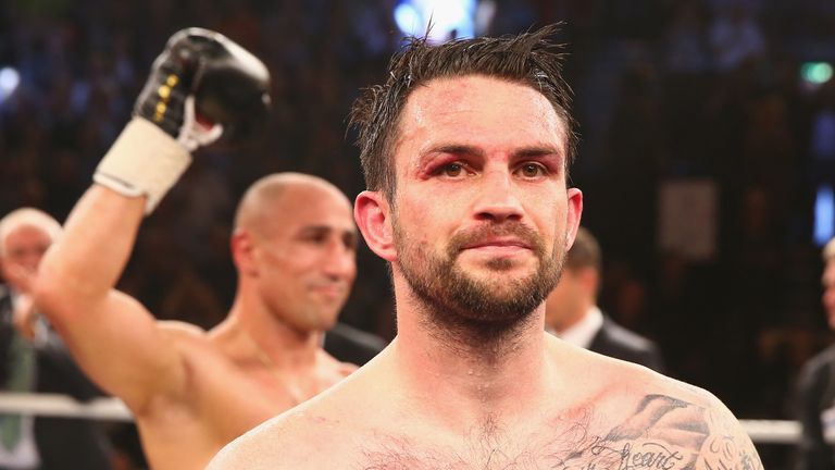 Paul Smith walks away after losing on points to Arthur Abraham in Kiel, Germany