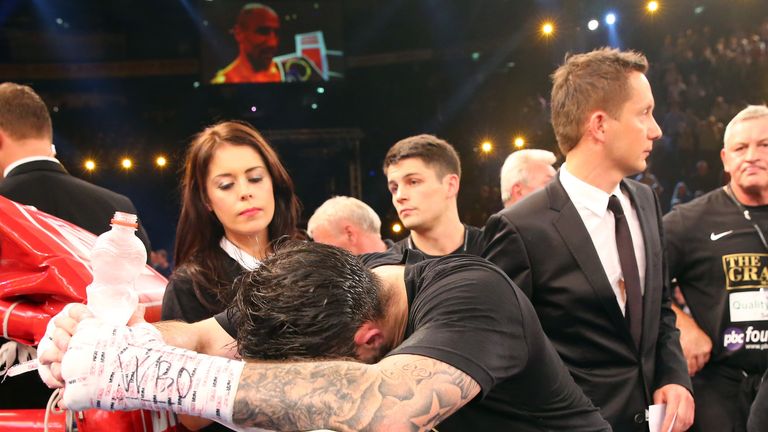 Paul Smith is left distraught after suffering a controversial points defeat to Arthur Abraham