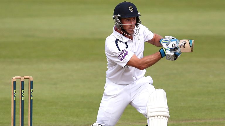 Will Smith: Struck as unbeaten 142 for Hampshire to earn draw