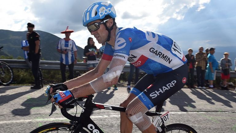 David Millar on stage twenty of the 2014 Vuelta a Espana