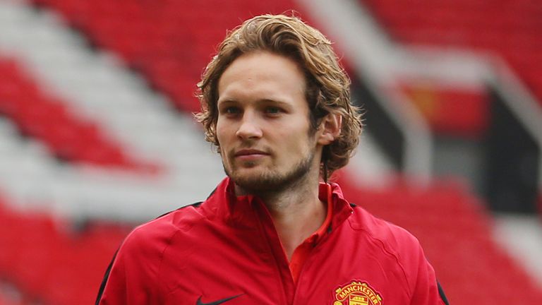 Manchester United new signing Daley Blind at Old Trafford