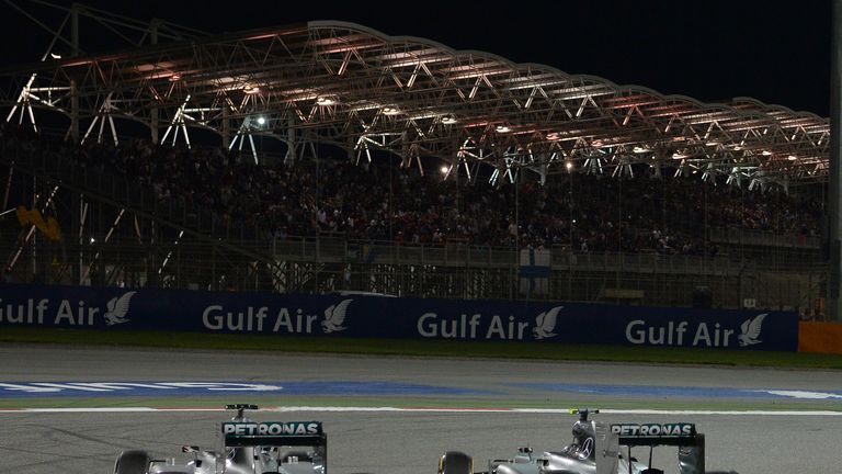 Bahrain saw the first signs of tension at Mercedes