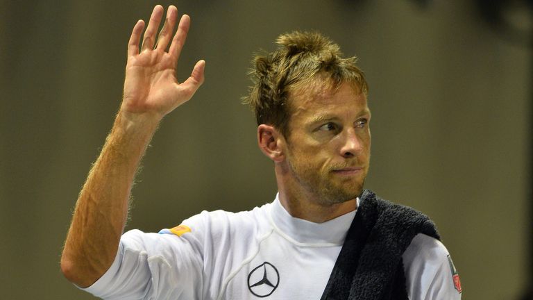 Jenson Button: Retired from the race