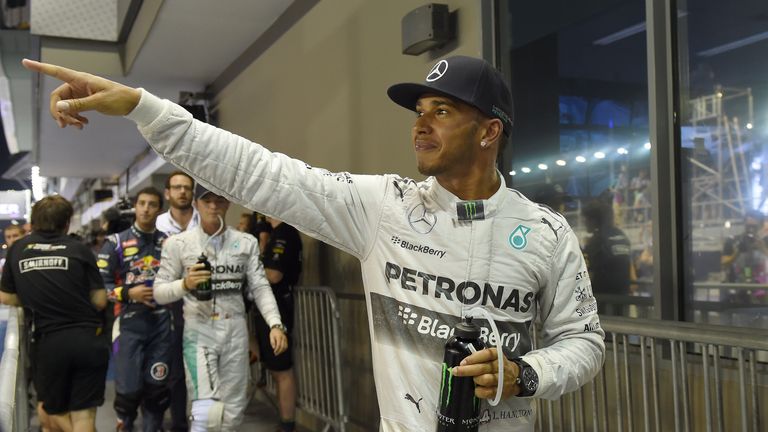 Lewis Hamilton: On pole