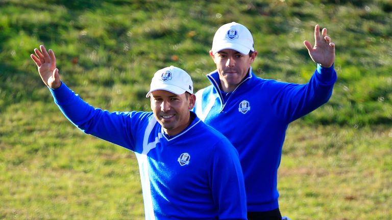 Sergio Garcia and Rory McIlroy: Resume their partnership in foursomes