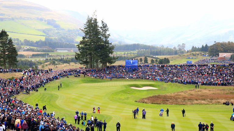 Huge crowds are at Gleneagles to see the 2014 Ryder Cup reach its conclusion