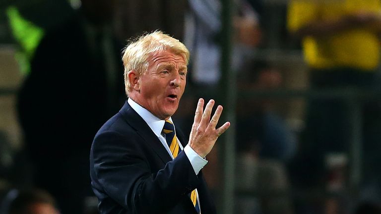 Gordon Strachan during the EURO 2016 Group D qualifying match between Germany and Scotland at Signal Iduna Park on September 7, 2014 in Dortmund, Germany.