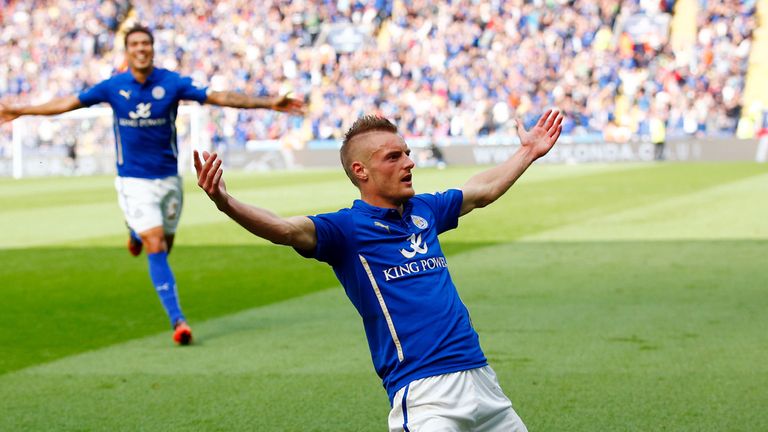 Jamie Vardy Leicester Prem Lge