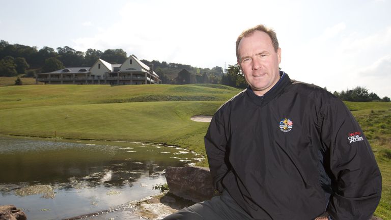 Jim McKenzie, the head greenkeeper at Celtic Manor on the 2010 course