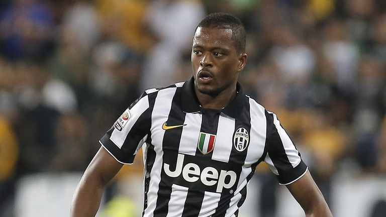 Turin, Italy. 29th Sep, 2021. Former Manchester United, Juventus and France  midfielder Patrice Evra reacts as he comments for the  Prime Channel  prior to the UEFA Champions League match at Allianz