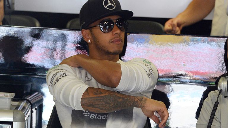 Lewis Hamilton: Had to sit out the first hour of P2
