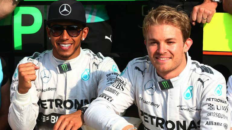 Lewis Hamilton and Nico Rosberg