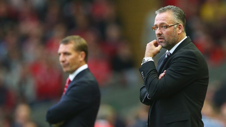 Paul Lambert: Aston Villa boss watched his side triumph at Anfield
