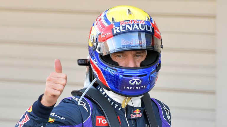 Mark Webber was on pole in 2013