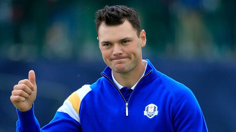 Martin Kaymer also secures a point against Bubba Watson
