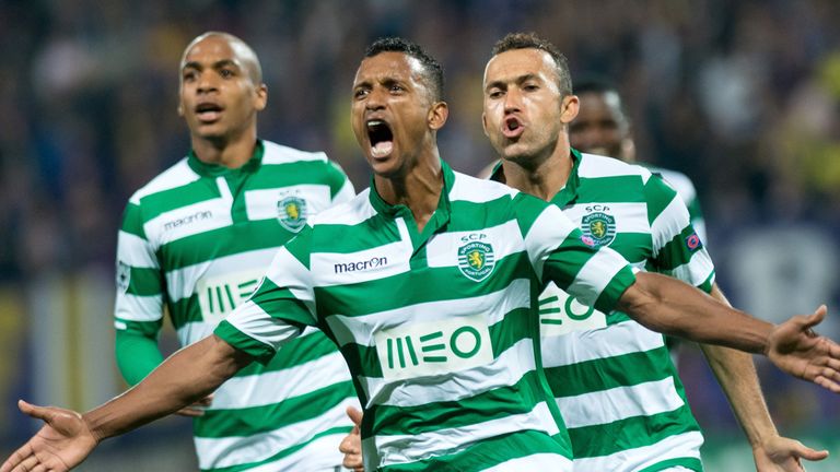 Sporting Lisbon's Nani 