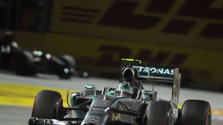 Nico Rosberg in action