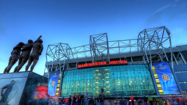 MANCHESTER, ENGLAND - OCTOBER 23:  (EDITORS NOTE: THIS IS A HDR PHOTOGRAPH, HIGH DYNAMIC RANGE) A general view of the East Stand at Old Trafford, the home 